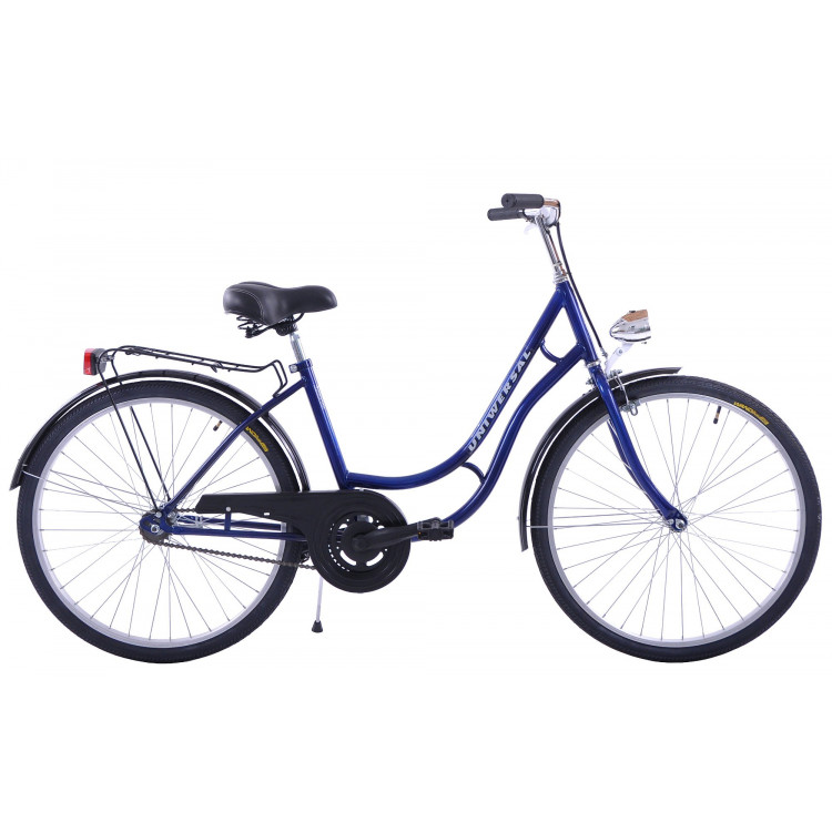 Mestský retro bicykel 26 Universal modrý